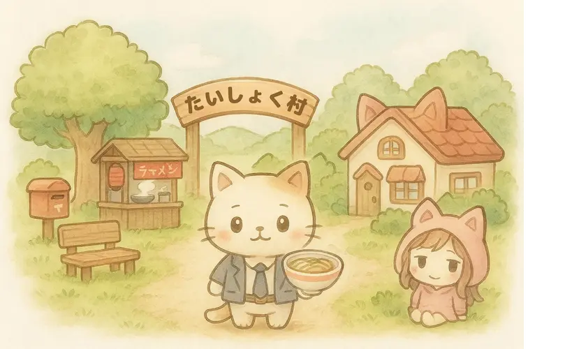たいしょく村外観
